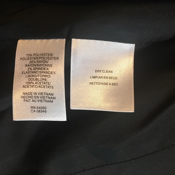 Anne Klein Black Single-Button Blazer, size 4 - Picture 5 of 5